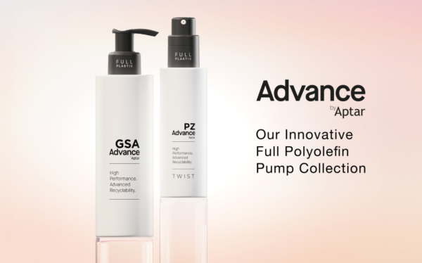 Aptar Beauty Introduces Advance, A New Full-Plastic Pump Collection